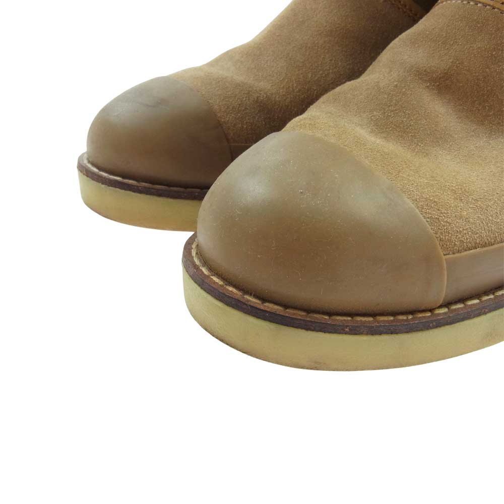 Tory Burch トリーバーチ 33138334 NADINE BOOTIE スエード ファー ショート ブーツ  ベージュ系 7M【中古】