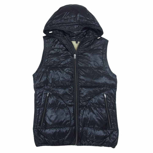 Herno ヘルノ bolla ダウン フーディ ベスト ネイビー系 42【中古】