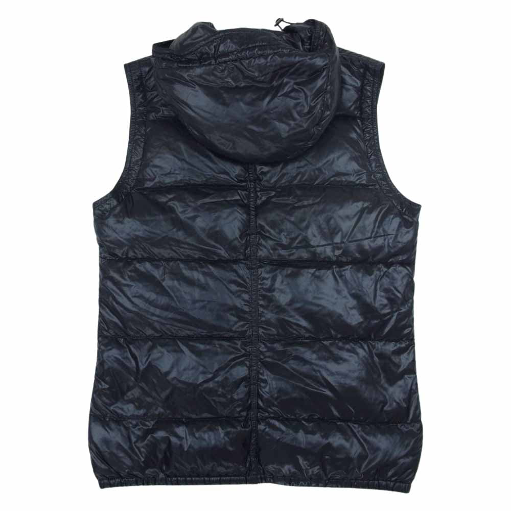 Herno ヘルノ bolla ダウン フーディ ベスト ネイビー系 42【中古】