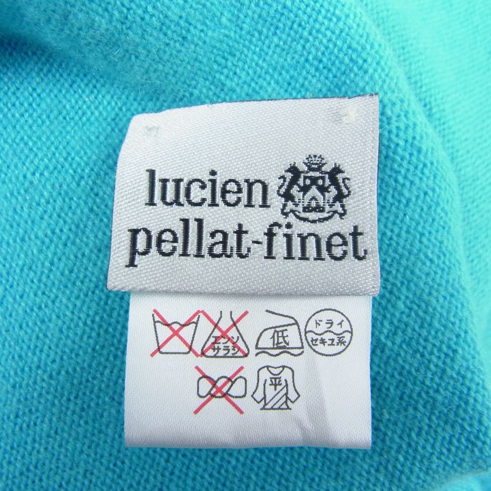 Lucien Pellat-Finet ルシアンペラフィネ カシミア ヘンプ ビーズ ニット ブルー  ブルー系 M【中古】