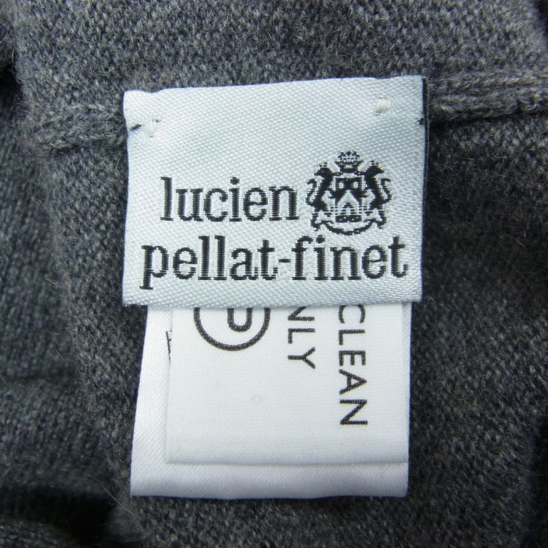 Lucien Pellat-Finet ルシアンペラフィネ カシミア ヘンプ ビーズ ニット グレー グレー系 M【中古】