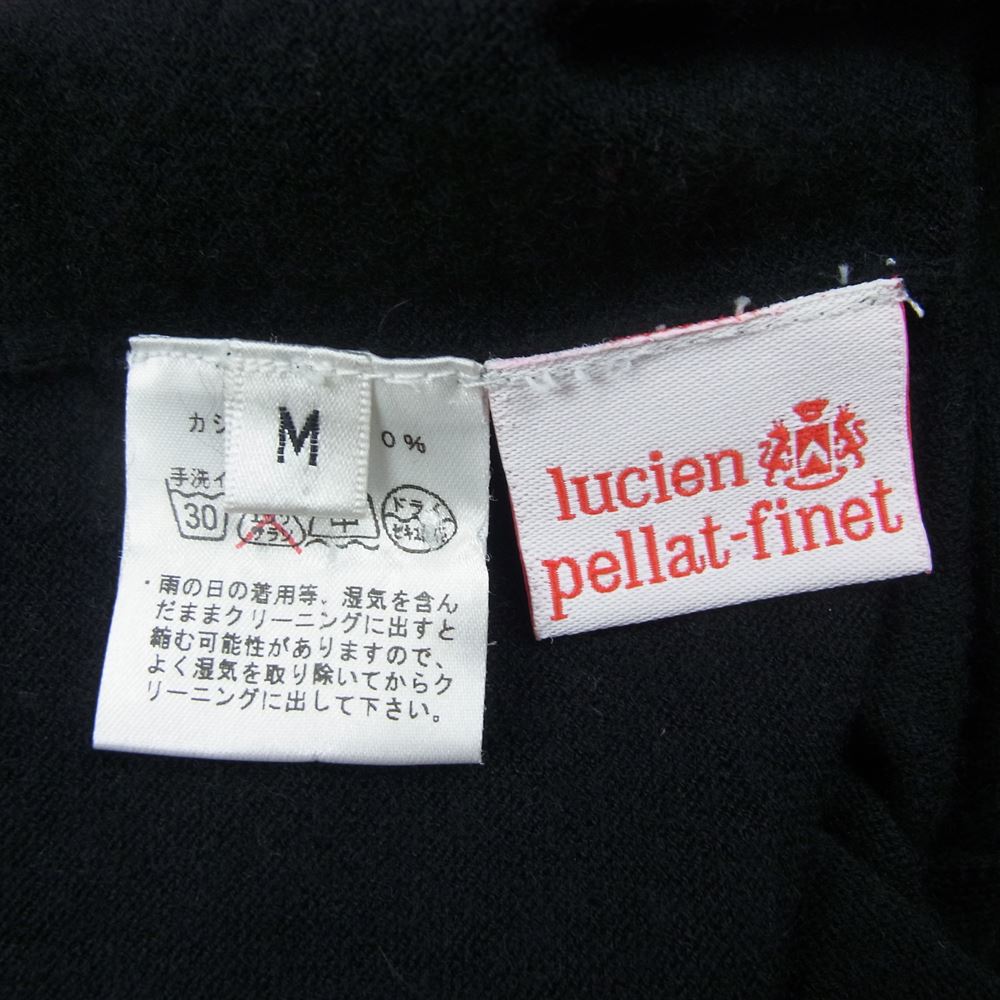 Lucien Pellat-Finet ルシアンペラフィネ カシミア スカル刺繍 スカル ビーズ カーディガン ブラック ブラック系 M【中古】