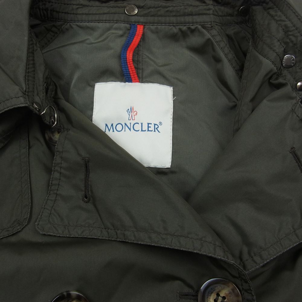 MONCLER モンクレール 110934905505 53106 TARIEC タリーク ナイロン トレンチ コート カーキ系【中古】