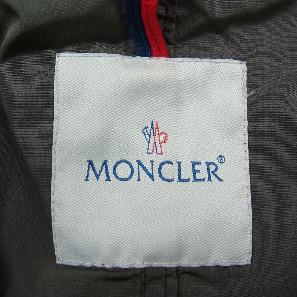 MONCLER モンクレール 110934905505 53106 TARIEC タリーク ナイロン トレンチ コート カーキ系【中古】