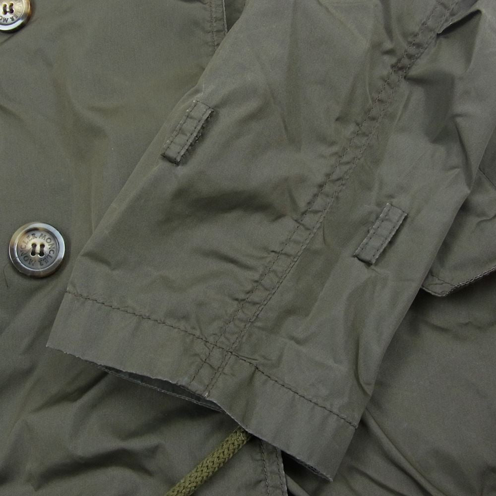 MONCLER モンクレール 110934905505 53106 TARIEC タリーク ナイロン トレンチ コート カーキ系【中古】