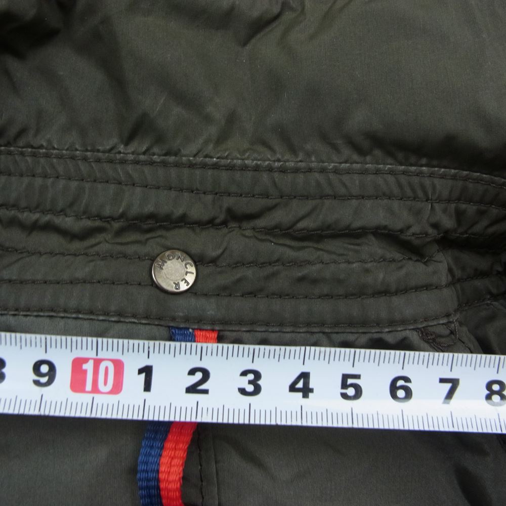 MONCLER モンクレール 110934905505 53106 TARIEC タリーク ナイロン トレンチ コート カーキ系【中古】