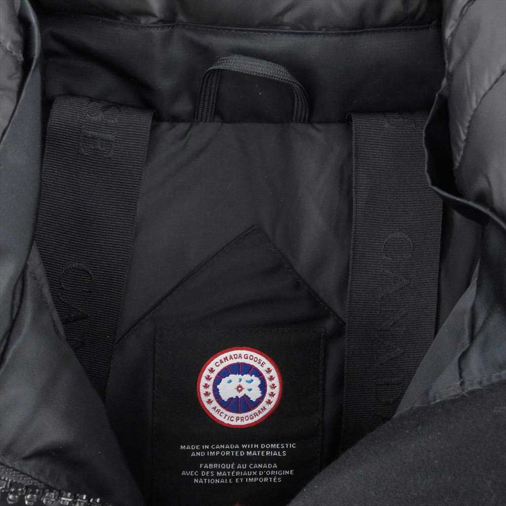 CANADA GOOSE カナダグース 3035WB1 国内正規品 カナダグースジャパン Mystique Parka Performance Satin Black Label ミスティーク パーカ リサイクルパフォーマンス サテン コート ブラック系 M【中古】