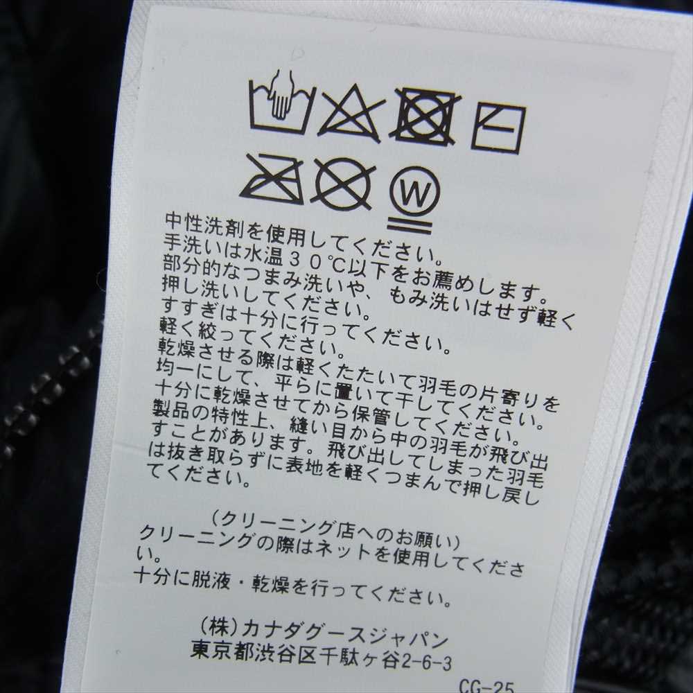 CANADA GOOSE カナダグース 3035WB1 国内正規品 カナダグースジャパン Mystique Parka Performance Satin Black Label ミスティーク パーカ リサイクルパフォーマンス サテン コート ブラック系 M【中古】