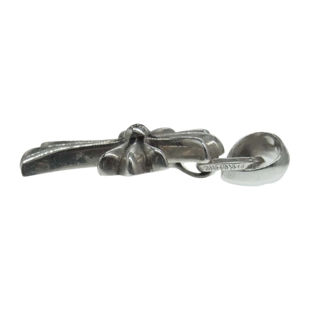 CHROME HEARTS クロムハーツ（原本有） CH CRS SML W BALE スモールCHクロス ベイル アフターダイヤ ペンダントトップ シルバー系【中古】