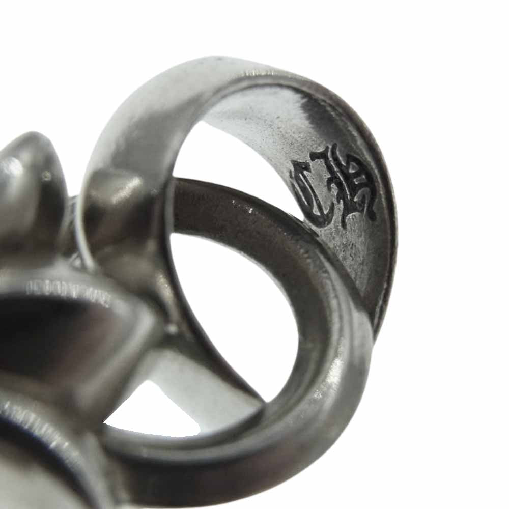 CHROME HEARTS クロムハーツ（原本有） CH CRS SML W BALE スモールCHクロス ベイル アフターダイヤ ペンダントトップ シルバー系【中古】