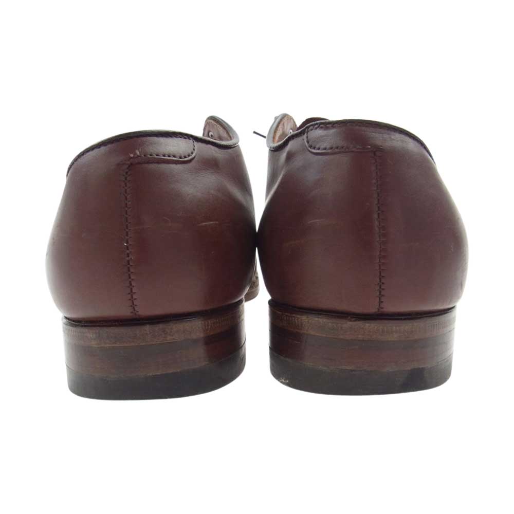 ALDEN オールデン N6511 HUNTER BROWN CAP TOE OX ストレートチップ キャップトゥ 外羽根 レザー ビジネス シューズ  ブラウン系 7.5【中古】