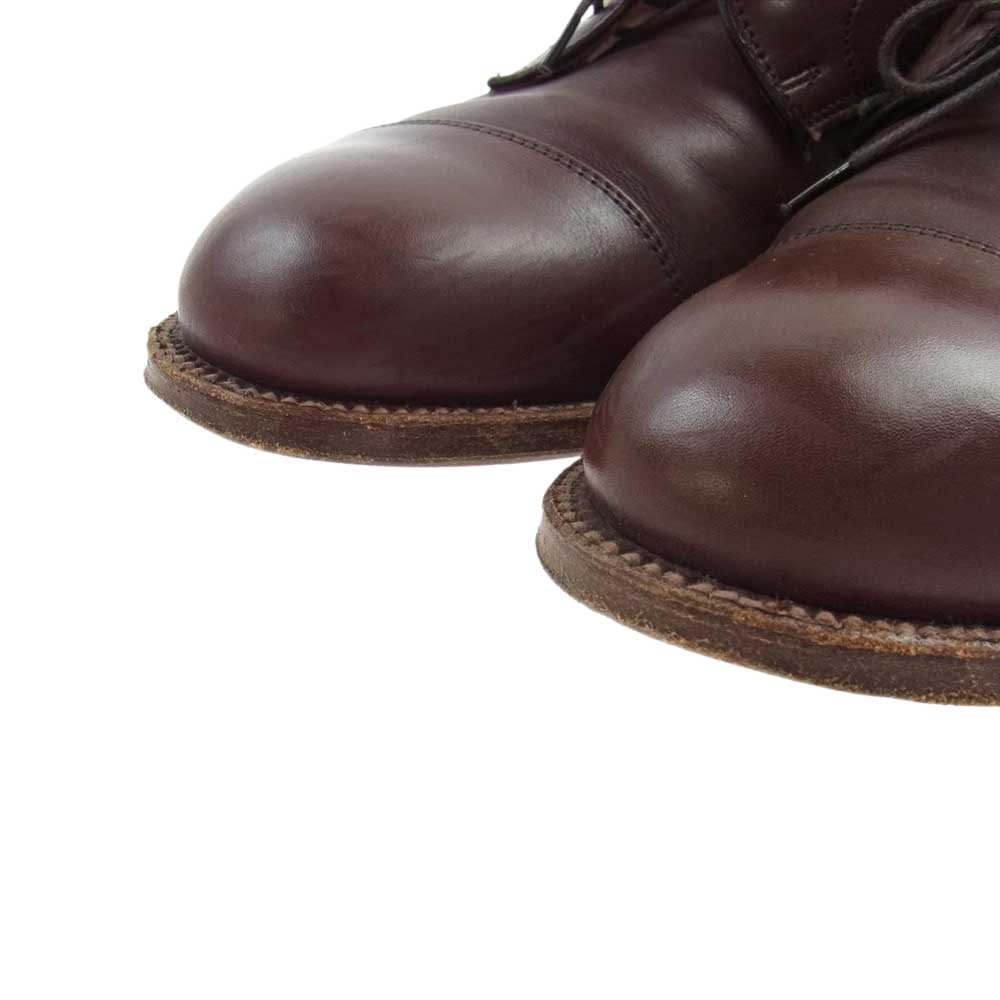 ALDEN オールデン N6511 HUNTER BROWN CAP TOE OX ストレートチップ キャップトゥ 外羽根 レザー ビジネス シューズ  ブラウン系 7.5【中古】