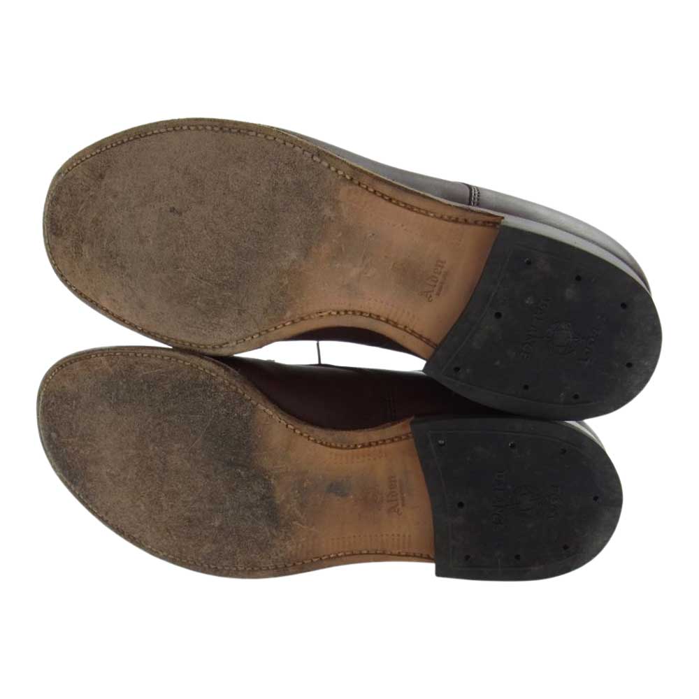 ALDEN オールデン N6511 HUNTER BROWN CAP TOE OX ストレートチップ キャップトゥ 外羽根 レザー ビジネス シューズ  ブラウン系 7.5【中古】