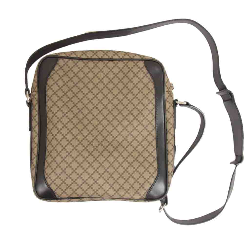 GUCCI グッチ 268159 493075 GG キャンバス ディアマンテ ショルダー バッグ ブラウン系【中古】
