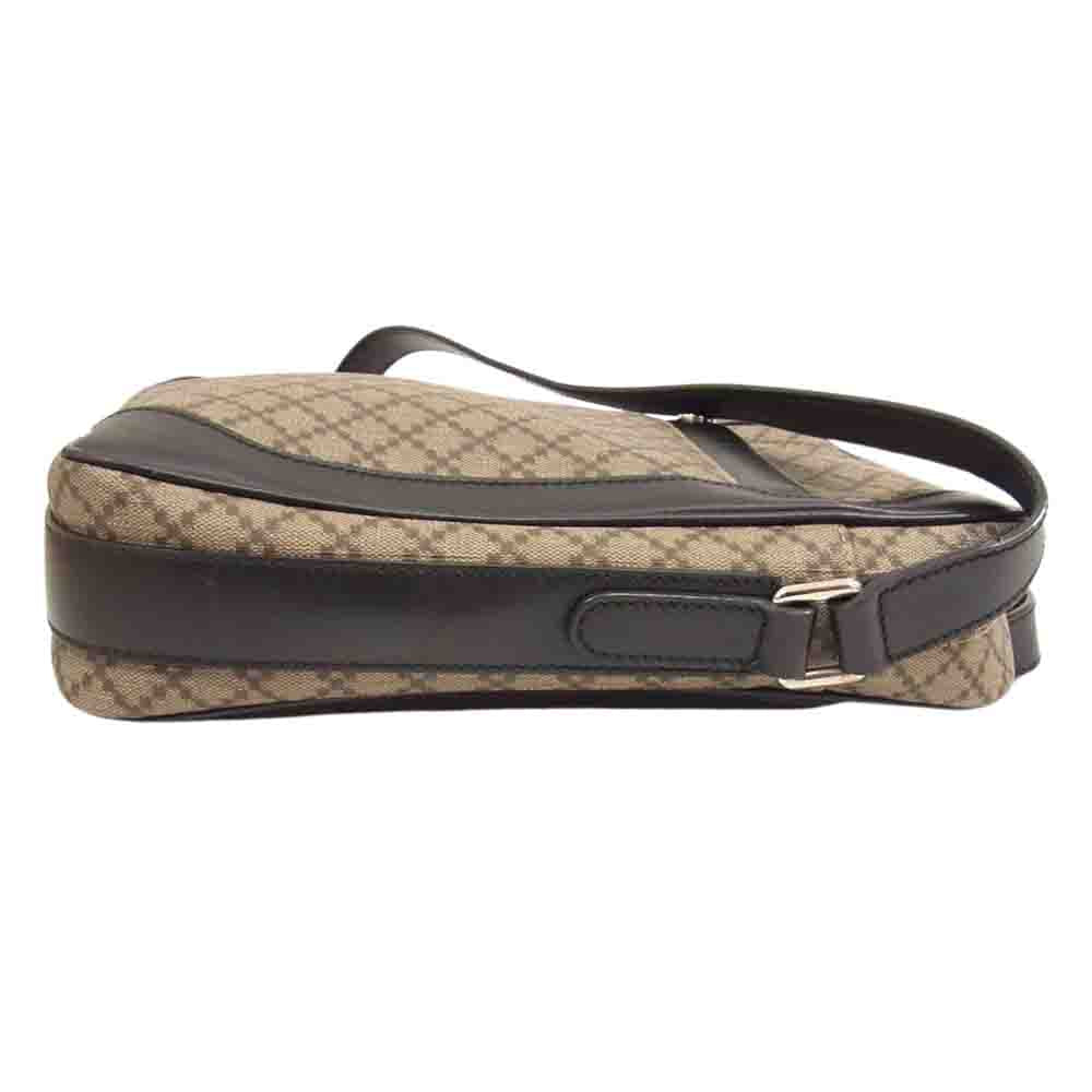 GUCCI グッチ 268159 493075 GG キャンバス ディアマンテ ショルダー バッグ ブラウン系【中古】