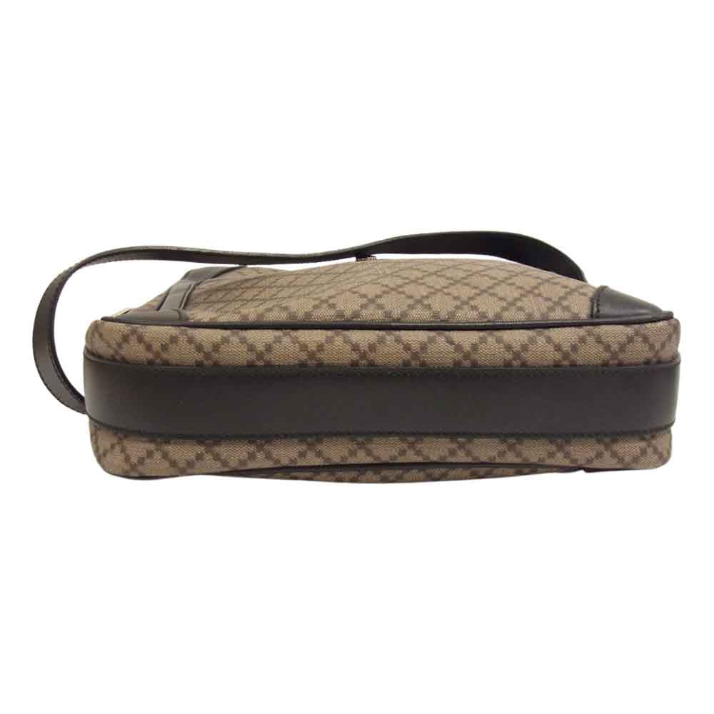 GUCCI グッチ 268159 493075 GG キャンバス ディアマンテ ショルダー バッグ ブラウン系【中古】