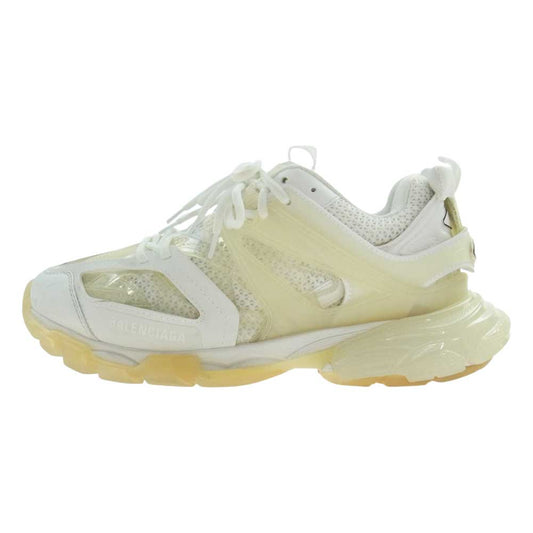 BALENCIAGA バレンシアガ 647742 TRACK CLEAR SOLE トラック クリアソール ローカット スニーカー オフホワイト系 ホワイト系 27.5cm【中古】