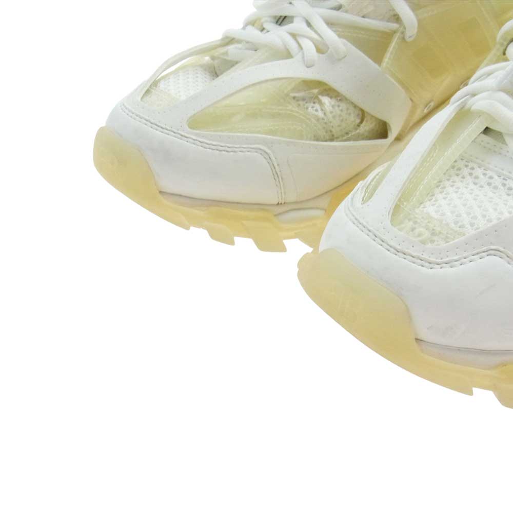 BALENCIAGA バレンシアガ 647742 TRACK CLEAR SOLE トラック クリアソール ローカット スニーカー オフホワイト系 ホワイト系 27.5cm【中古】
