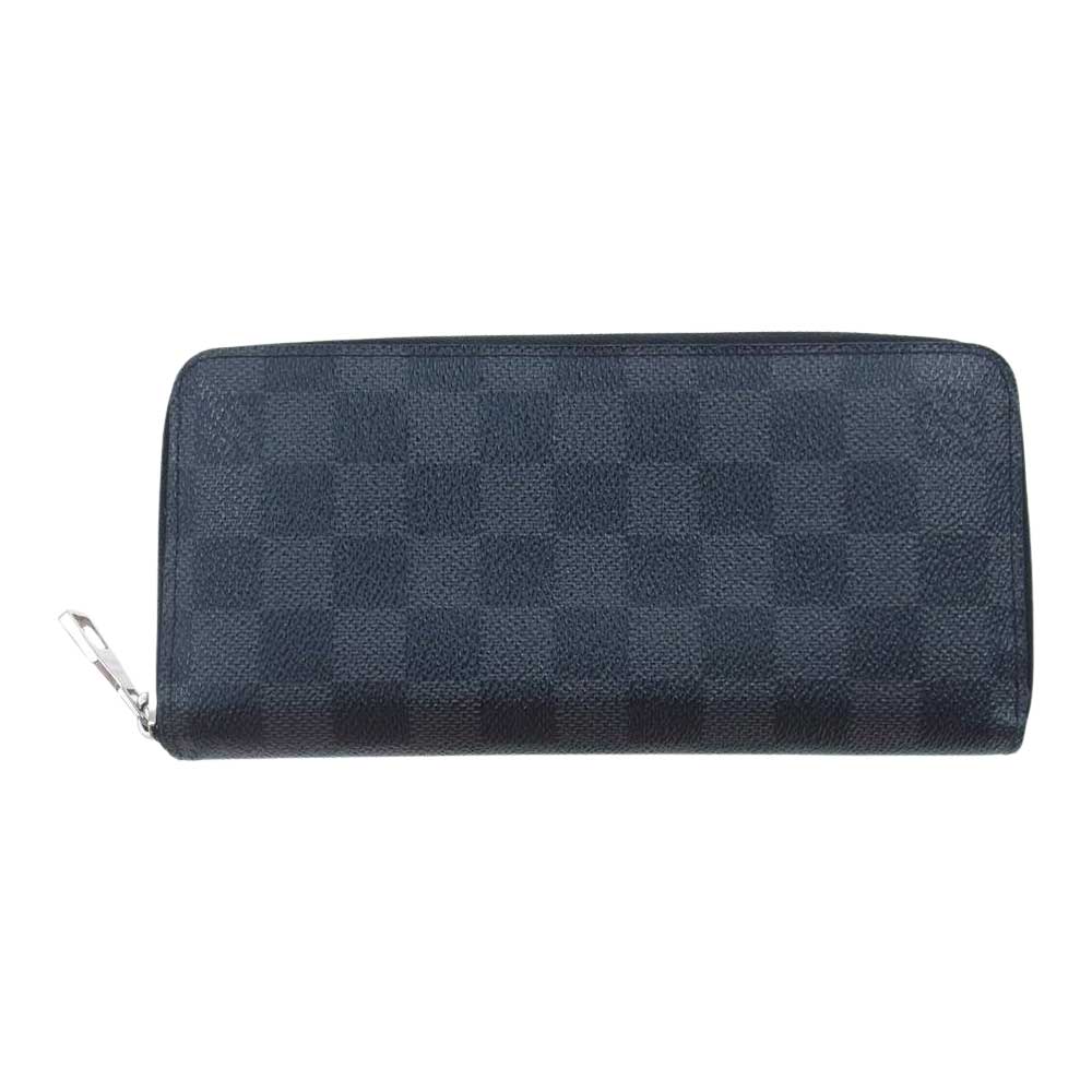 LOUIS VUITTON ルイ・ヴィトン N63095  ダミエ グラフィット ジッピー ウォレット ヴェルティカル 長財布  ブラック系【中古】