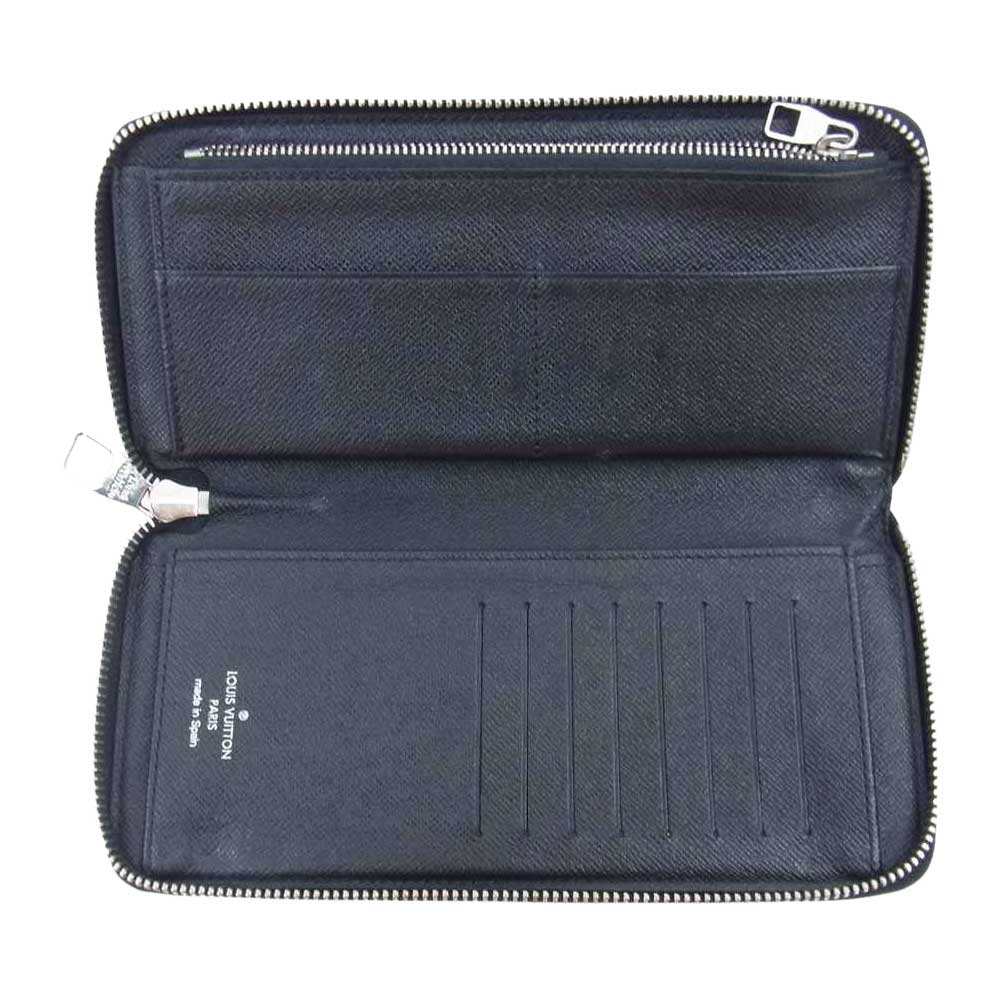 LOUIS VUITTON ルイ・ヴィトン N63095  ダミエ グラフィット ジッピー ウォレット ヴェルティカル 長財布  ブラック系【中古】