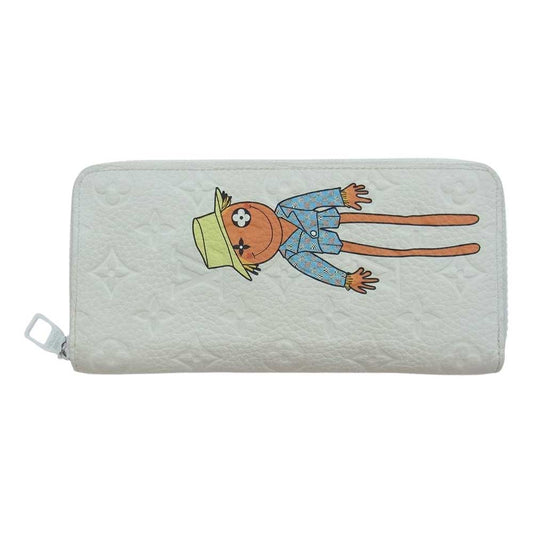 LOUIS VUITTON ルイ・ヴィトン M80337 ヴェルティカル LVフレンド トリヨン モノグラム ジッピーウォレット ホワイト系【中古】