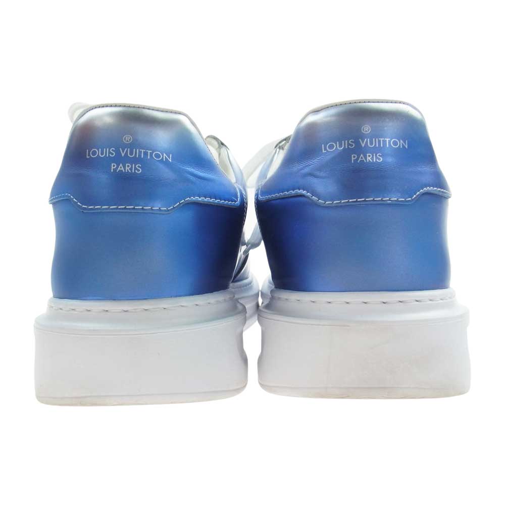 LOUIS VUITTON ルイ・ヴィトン 22SS 1A8VEY  ビバリーヒルズライン スニーカー シルバー系 ホワイト系 ライトブルー系 8.2/1【中古】