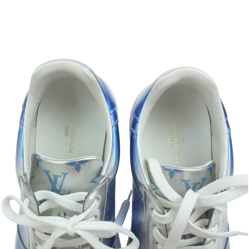 LOUIS VUITTON ルイ・ヴィトン 22SS 1A8VEY  ビバリーヒルズライン スニーカー シルバー系 ホワイト系 ライトブルー系 8.2/1【中古】