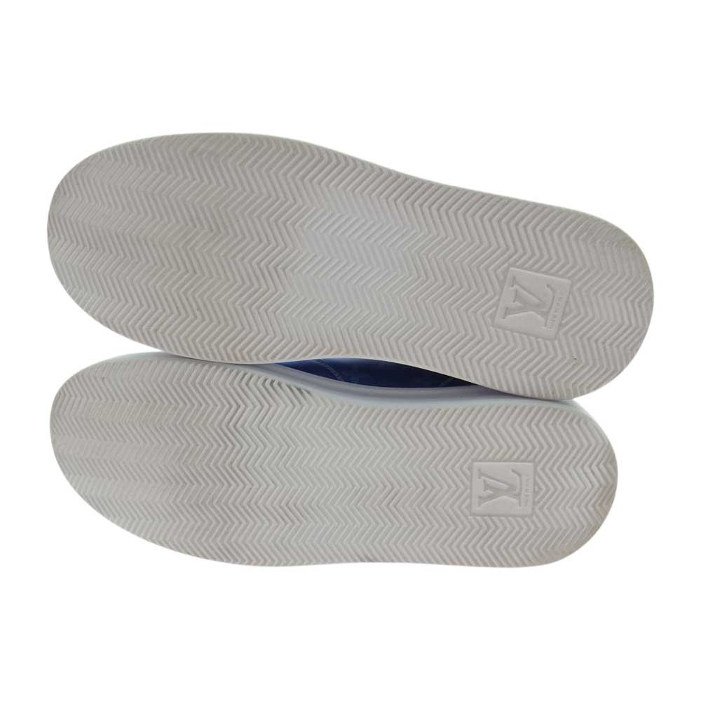 LOUIS VUITTON ルイ・ヴィトン 22SS 1A8VEY  ビバリーヒルズライン スニーカー シルバー系 ホワイト系 ライトブルー系 8.2/1【中古】