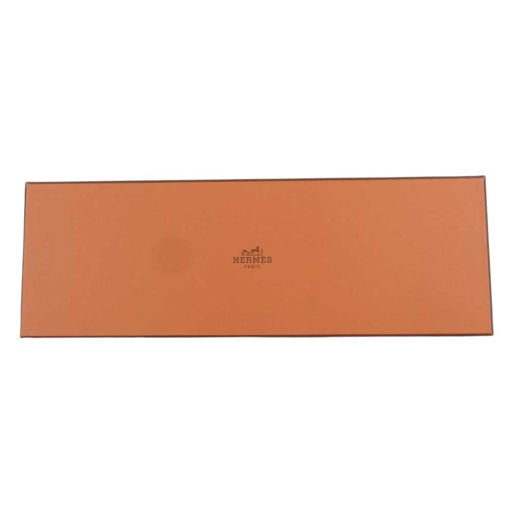 HERMES エルメス シルク100％ Hロゴ ネクタイ ニットタイ ライトブルー系【中古】