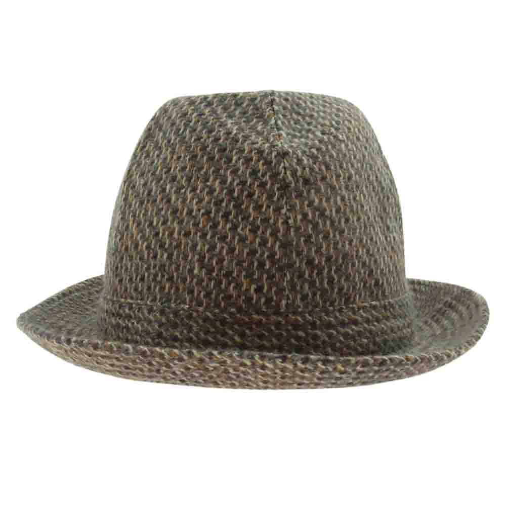 ボルサリーノ カシミヤ100% イタリア製 中折れ ハット マルチカラー系【中古】