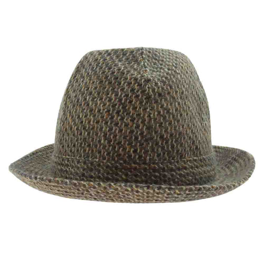 ボルサリーノ カシミヤ100% イタリア製 中折れ ハット マルチカラー系【中古】