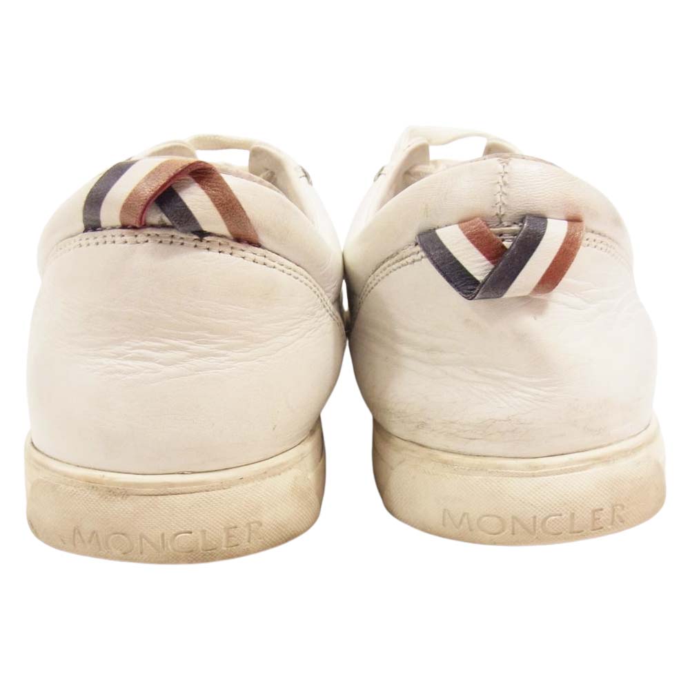 MONCLER モンクレール メッセージ ローカット スニーカー ホワイト系 43【中古】
