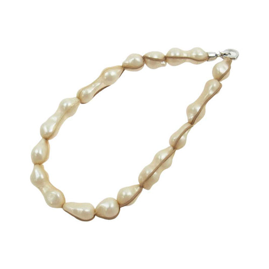 ENFOLD エンフォルド HIDDEN BEAUTY Necklace  ネックレス ベージュ系【中古】