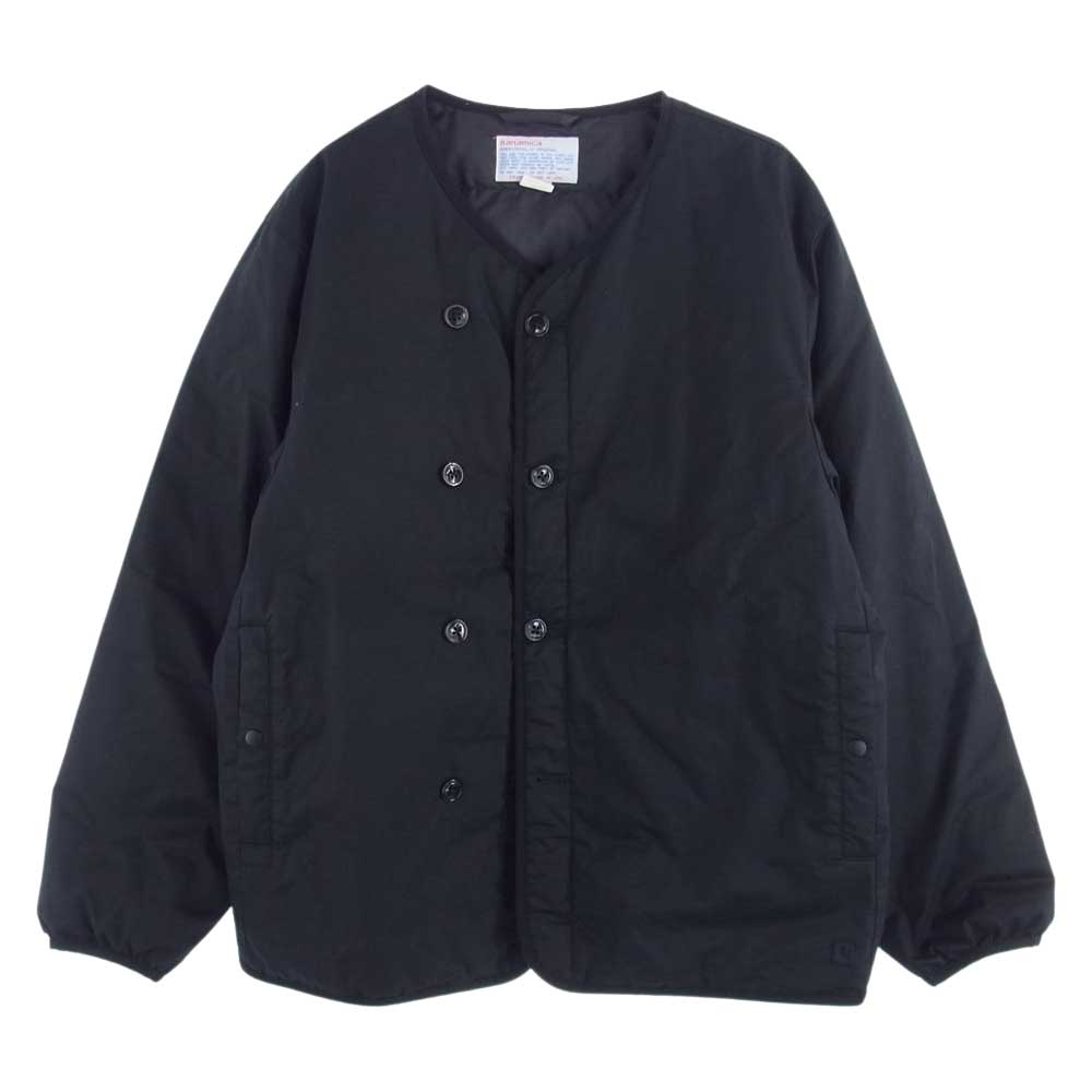 nanamica ナナミカ SUAF062 nanamican Down Cardigan ナナミカン ダウン カーディガン ブラック系 XS【中古】