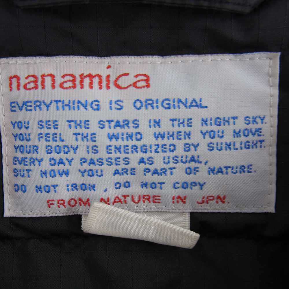 nanamica ナナミカ SUAF062 nanamican Down Cardigan ナナミカン ダウン カーディガン ブラック系 XS【中古】