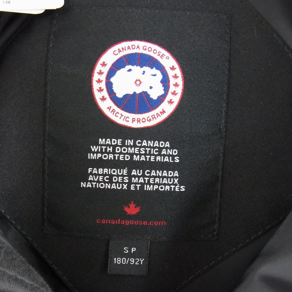 CANADA GOOSE カナダグース 2301JM 国内正規品 ジャパンタグ Russell Parka ラッセル パーカー ブラック系 180/92Y【新古品】【未使用】【中古】