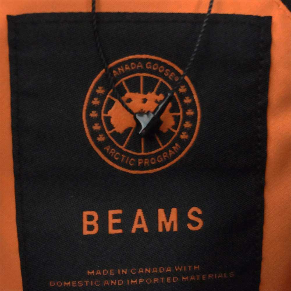 CANADA GOOSE カナダグース 7968MJB 国内正規品 サザビーリーグ x BEAMS ビームス 45周年 記念 別注 Borden Bomber Jacket ボーデン ボンバージャケット ※ファー欠品 ブラック系 L【極上美品】【中古】