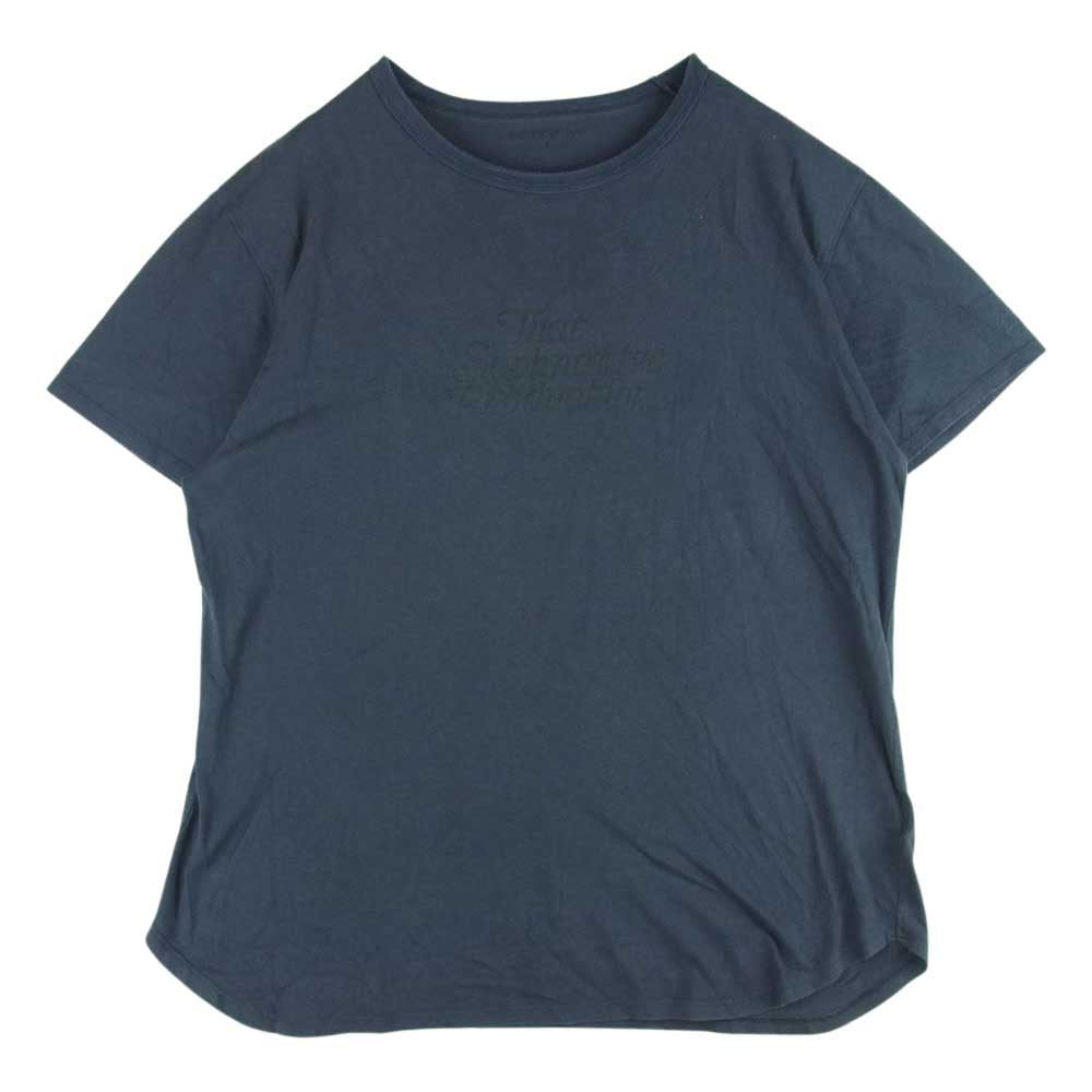 nonnative ノンネイティブ SOPNET. ソフネット プリント 半袖 Tシャツ コットン 日本製 ダークグレー系 1【中古】