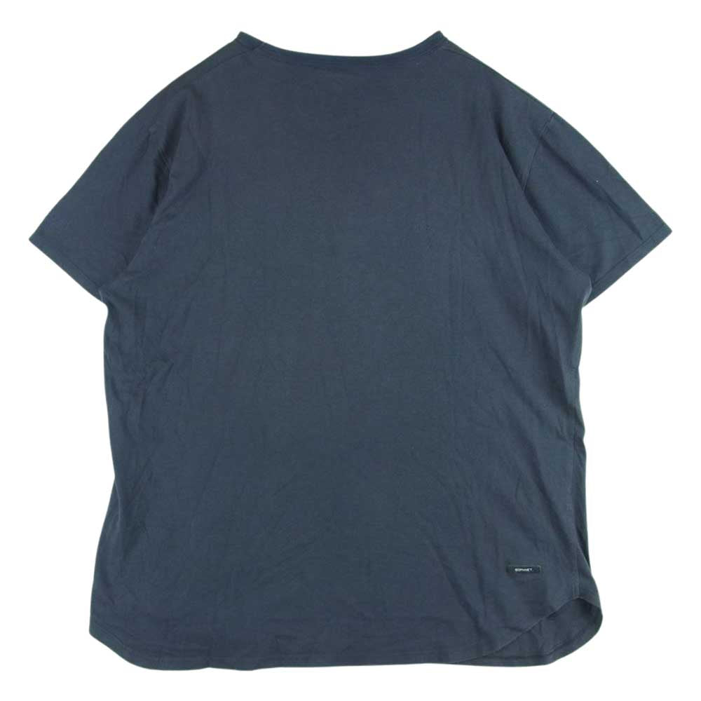 nonnative ノンネイティブ SOPNET. ソフネット プリント 半袖 Tシャツ コットン 日本製 ダークグレー系 1【中古】