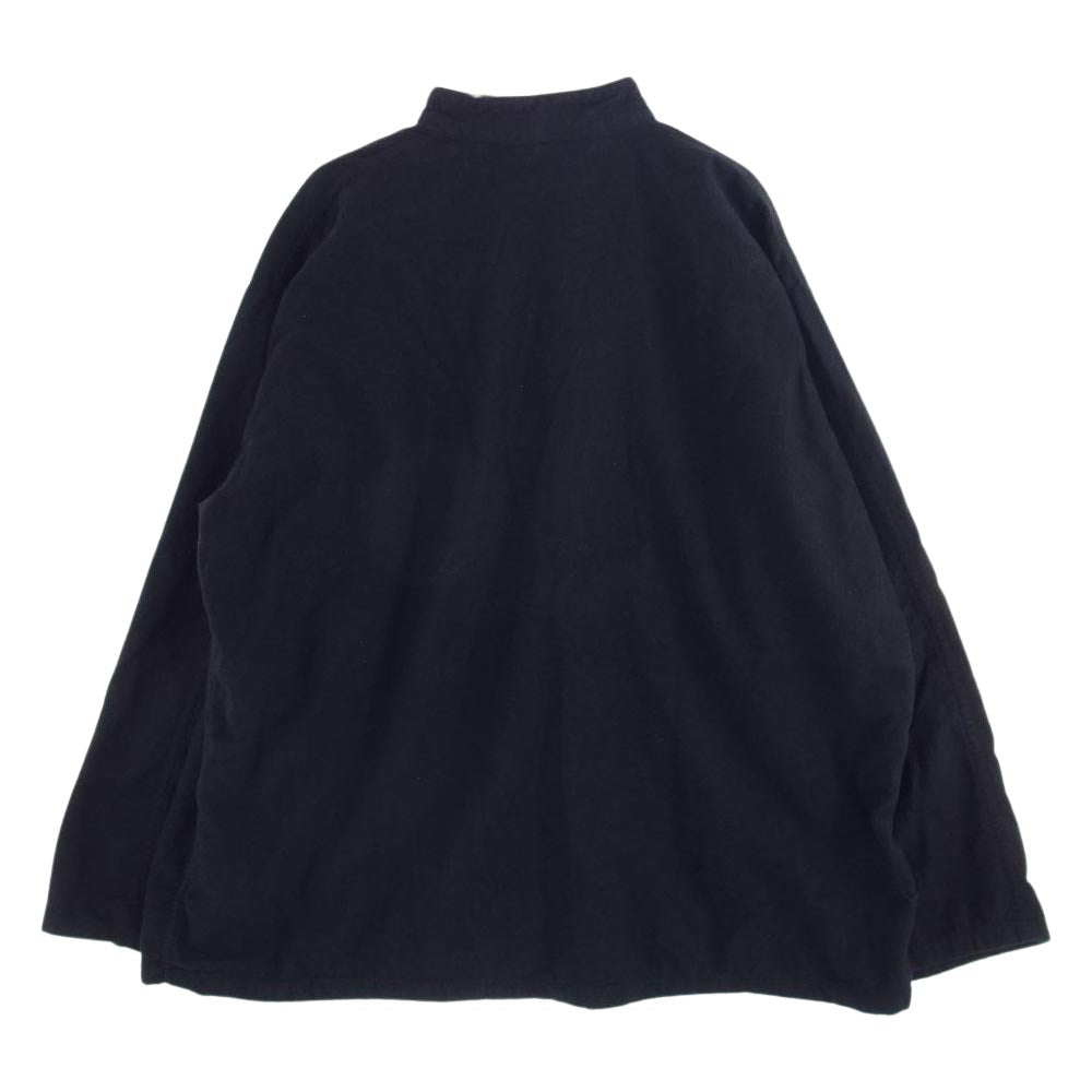 ユーエス アーミー アメリカ軍 SLEEPING SHIRTS BLACK OVER DYE スリーピング シャツ フランネル ブラック オーバーダイ ブラック系【中古】