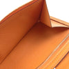 HERMES エルメス ベアン デュプリ ゴールド金具 □L刻印 08年製 レザー 三つ折り ウォレット 財布 オレンジ系【中古】