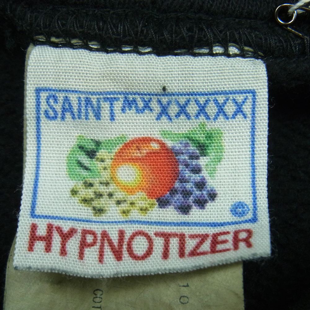 セントマイケル 23SS SM-S23-0000-047 SAINT HOODIE セント ロゴ フーディ パーカー スウェット ブラック系【新古品】【未使用】【中古】