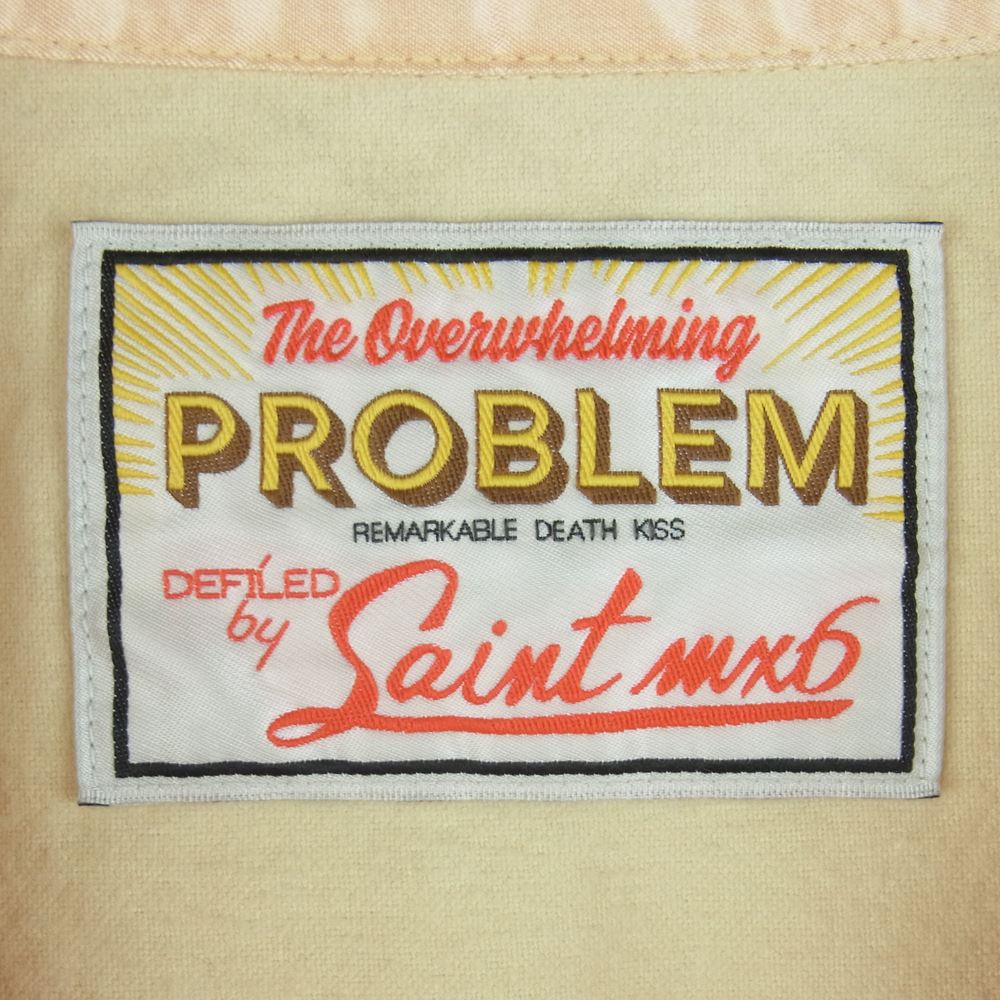 セントマイケル 23SS SM-S23-0000-070 Western Shirt Jacket ウエスタン シャツ ジャケット レッド系 ベージュ系 S【新古品】【未使用】【中古】