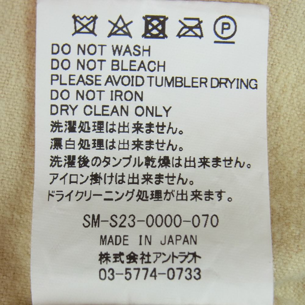 セントマイケル 23SS SM-S23-0000-070 Western Shirt Jacket ウエスタン シャツ ジャケット レッド系 ベージュ系 S【新古品】【未使用】【中古】