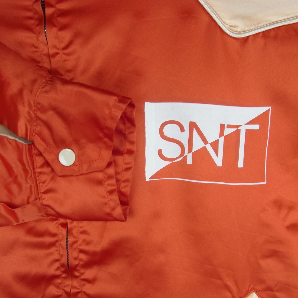 セントマイケル 23SS SM-S23-0000-070 Western Shirt Jacket ウエスタン シャツ ジャケット レッド系 ベージュ系 S【新古品】【未使用】【中古】