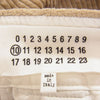 MAISON MARGIELA メゾンマルジェラ 10ライン 18AW S50KA0412 S48967 Beige Corduroy Trousers コーデュロイ トラウザー ワイド パンツ ベージュ系 48【中古】