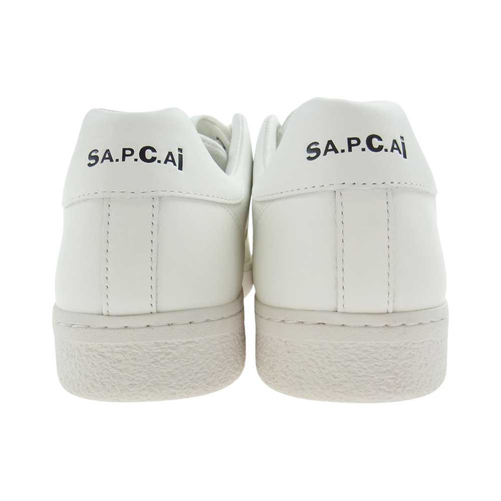 Sacai サカイ 21SS A.P.C. アーペーセー APC MINIMAL JULIETTA ミニマル ローカット スニーカー ホワイト系 41【中古】