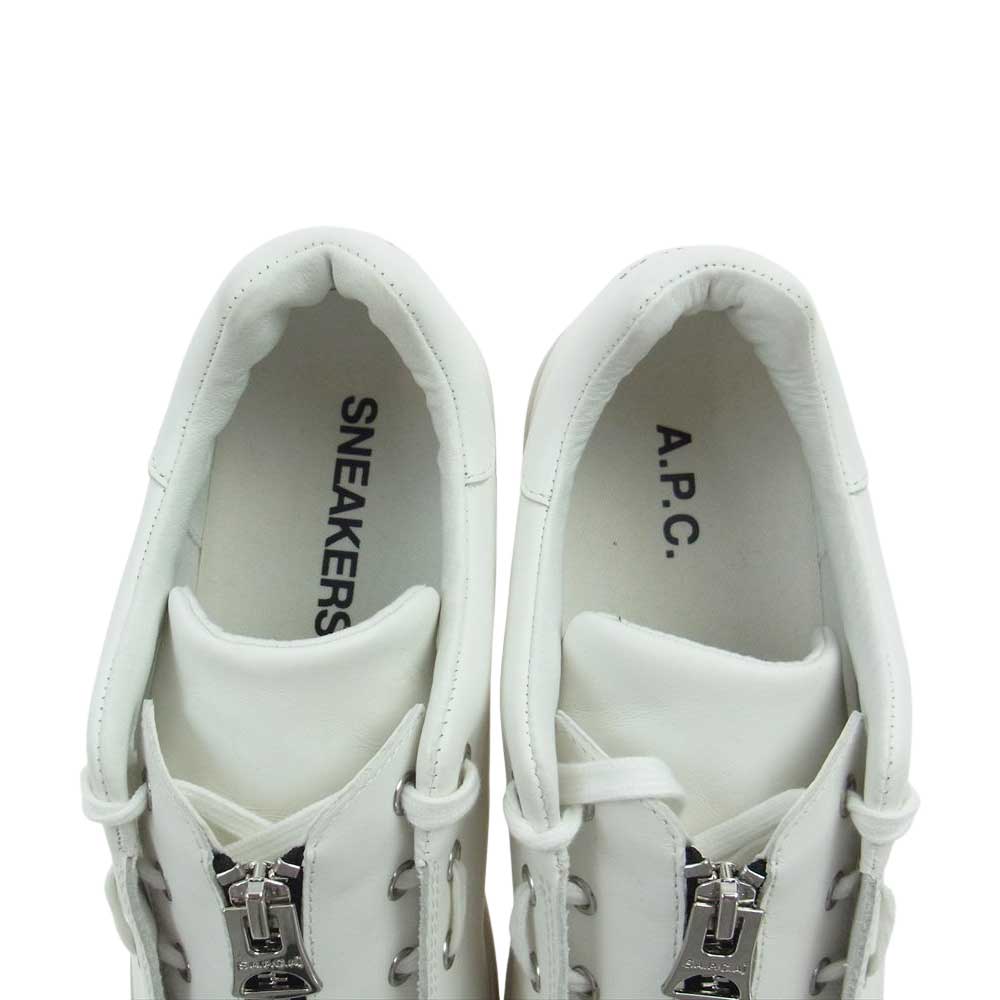 Sacai サカイ 21SS A.P.C. アーペーセー APC MINIMAL JULIETTA ミニマル ローカット スニーカー ホワイト系 41【中古】