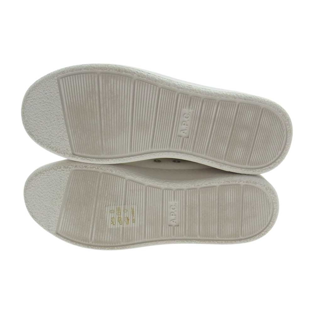Sacai サカイ 21SS A.P.C. アーペーセー APC MINIMAL JULIETTA ミニマル ローカット スニーカー ホワイト系 41【中古】