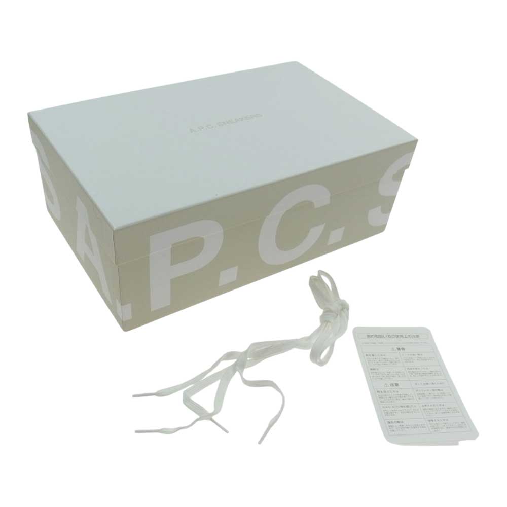 Sacai サカイ 21SS A.P.C. アーペーセー APC MINIMAL JULIETTA ミニマル ローカット スニーカー ホワイト系 41【中古】